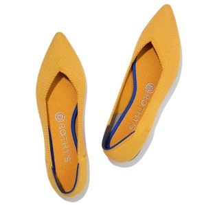 Rothy’s Marigold The Point Flats Size 7.5